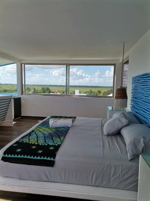 Bonita Habitacion Con Pequena Piscina A Aire Libre Puerto Morelos Extérieur photo