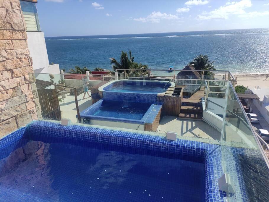 Bonita Habitacion Con Pequena Piscina A Aire Libre Puerto Morelos Extérieur photo